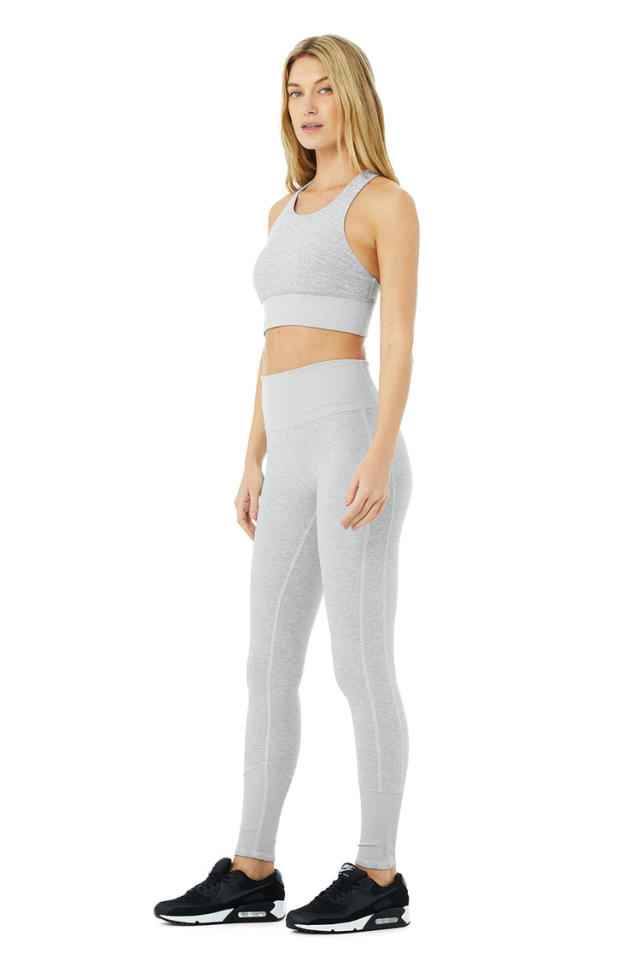 ALO Yoga, Pants & Jumpsuits, New Alo Yoga Alosoft Heather Grey Leggings  Size Xs