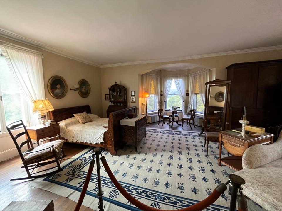 The main bedroom at Locust Grove.