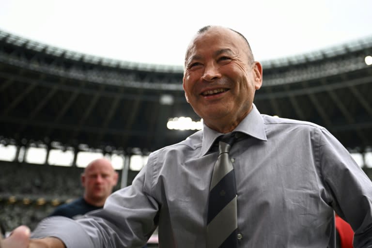 Japan head coach Eddie Jones faced his former team England in Saturday's Test in Tokyo (Philip FONG)