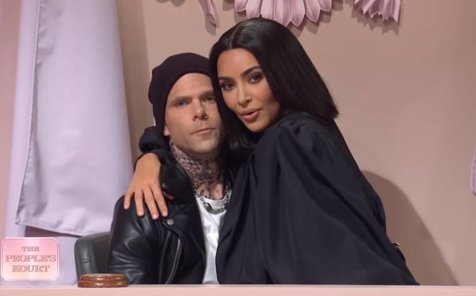 Kim Kardashian, Mikey Day, SNL, Kourtney Kardashian, Travis Barker Impersonation