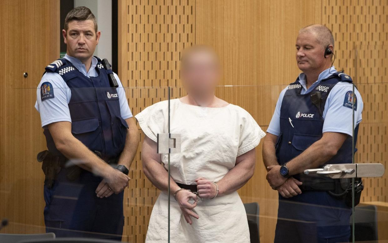 Christchurch Massacre suspect Brenton Tarrant appears in court. - Getty Images AsiaPac