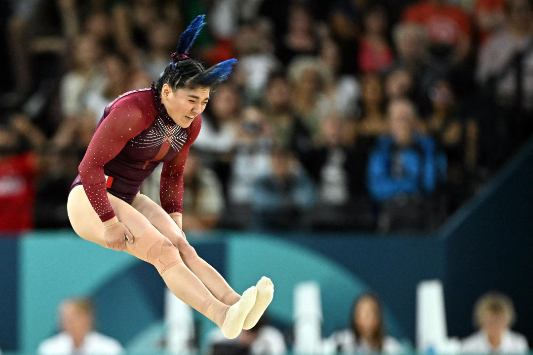 Alexa Moreno en Paris 2024. (LIONEL BONAVENTURE/AFP via Getty Images)