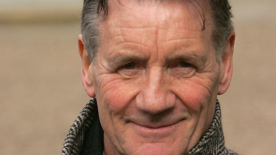 Michael Palin leaves a memorial service for Ronnie Barker at Westminster Abbey on March 3, 2006 in London, England