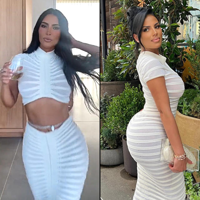 Photos from Kim Kardashian Wears 9 Yeezy Outfits in One Day