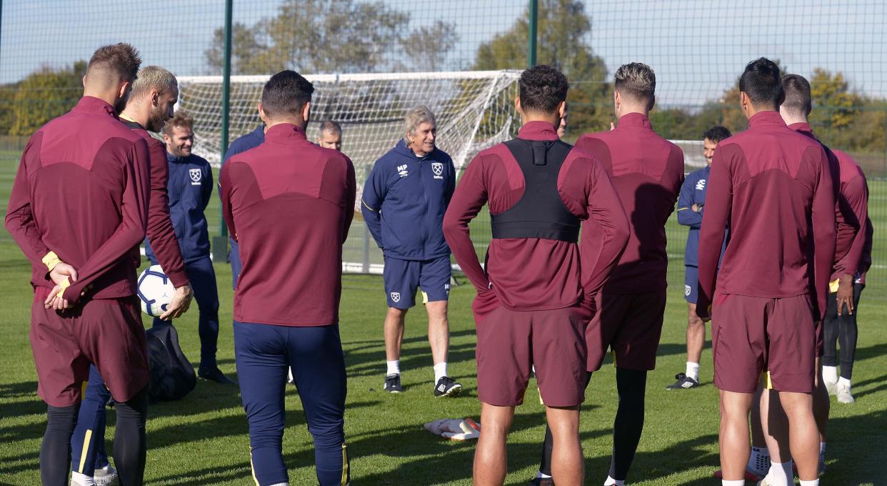 Pellegrini also defended Eric Dier's challenge on Sergio Ramos: West Ham United via Getty Images