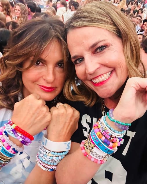 Mariska Hargitay and Savannah Guthrie