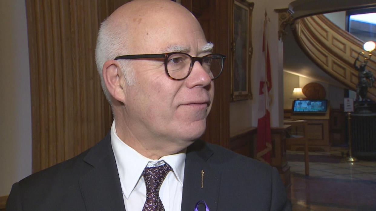 New Brunswick Green Leader David Coon is calling for even more stringent carbon pricing plans. (Ed Hunter/CBC - image credit)