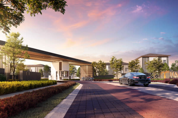 Hana Residences welcomes you with a modern capacious archway