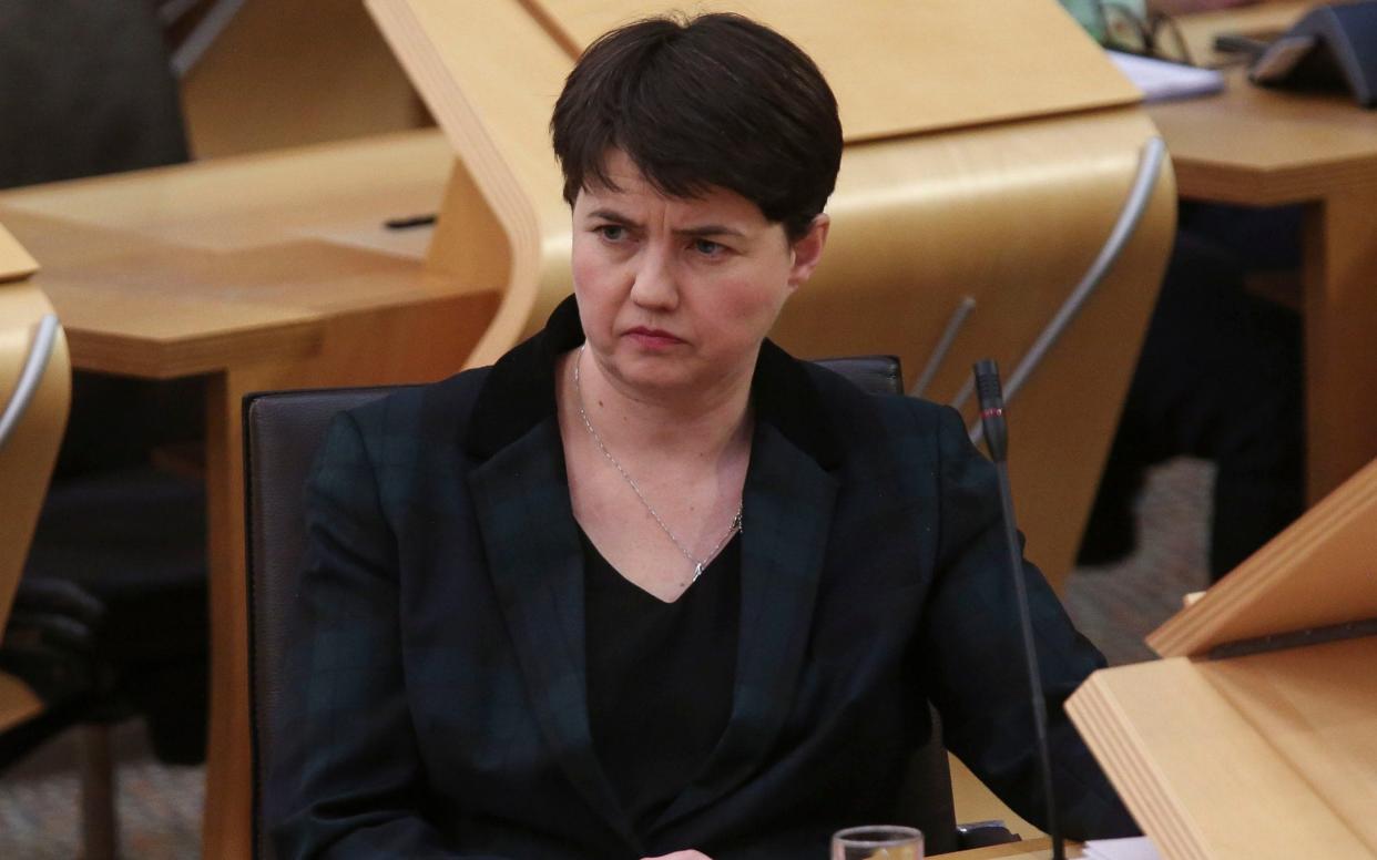 Ruth Davidson at First Minister's Questions -  Getty Images Europe