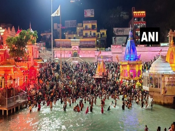 Visual of Kumbh Mela 2021 (Photo/ANI)