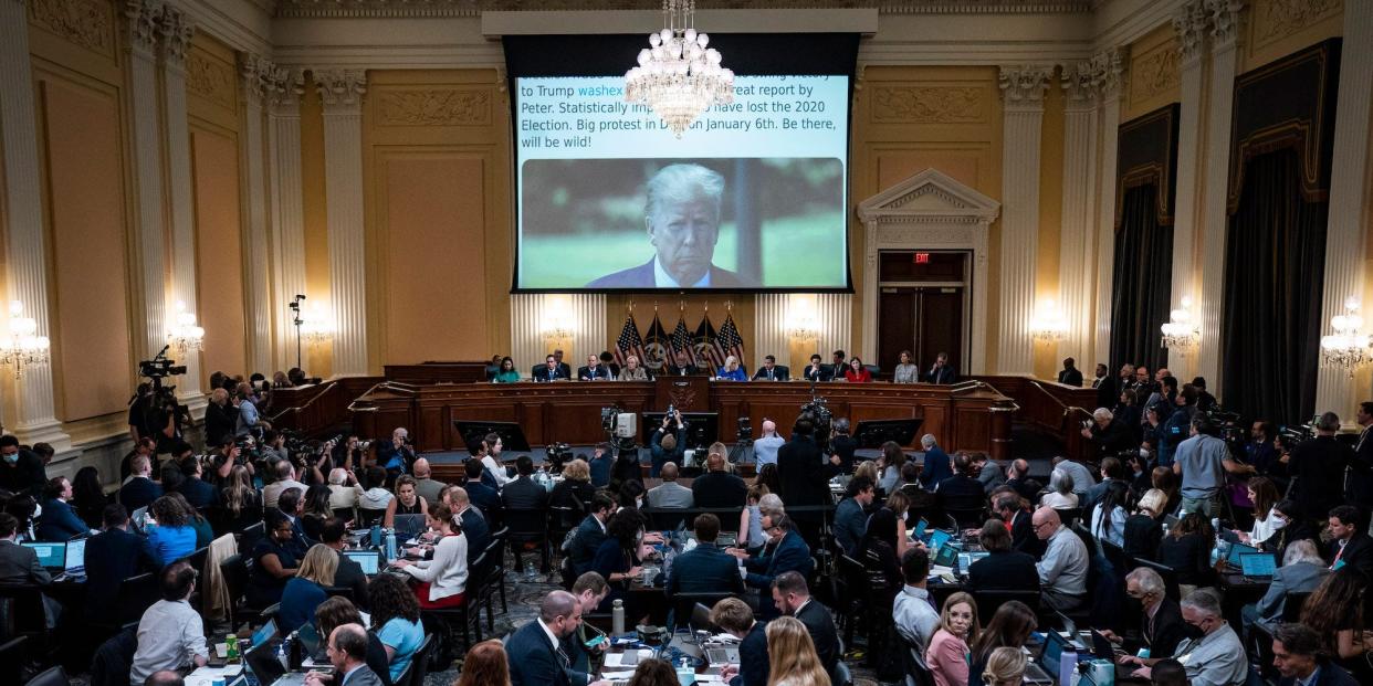 January 6 committee hearing donald trump