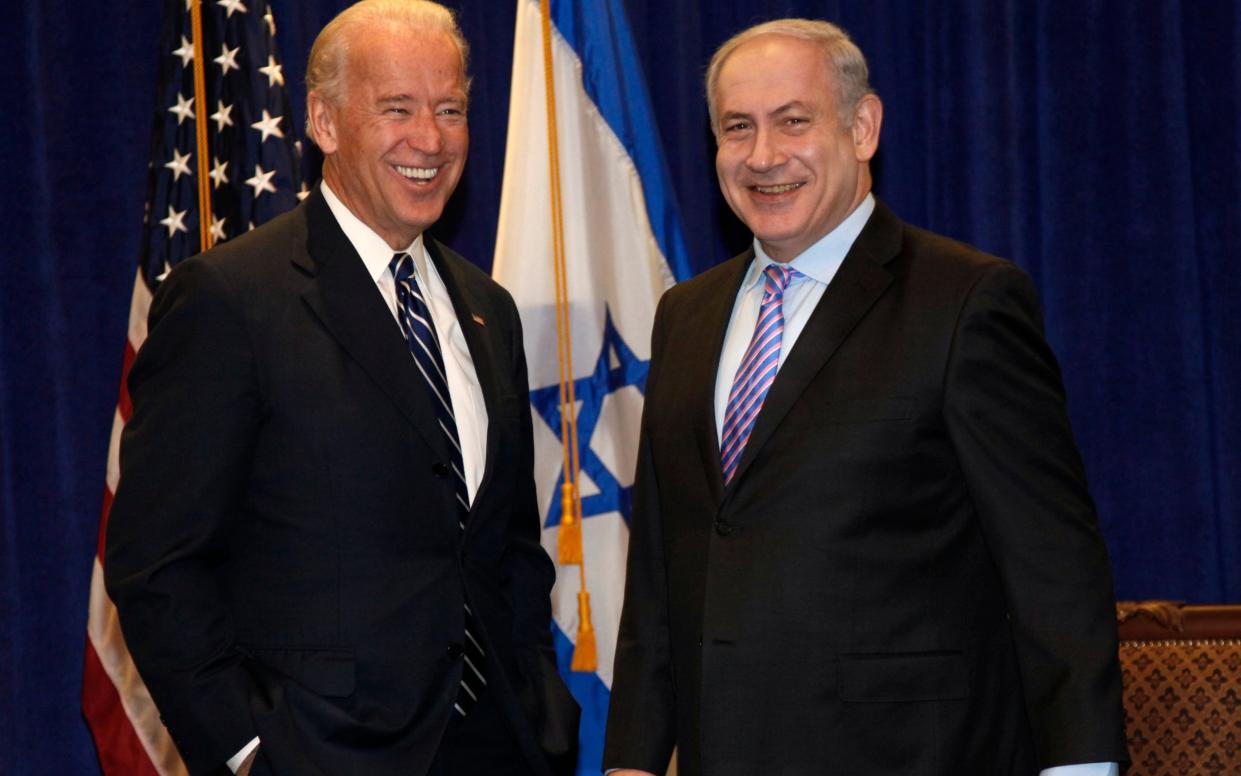 Mr Netanyahu said the two leaders had spoken in "friendly and warm" terms - AP