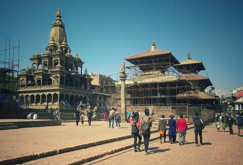 <span class="caption">UNESCO world heritage site Patan Durbar Square, Kathmandu. </span> <span class="attribution"><a class="link " href="https://www.shutterstock.com/image-photo/patan-durbar-square-kathmandu-valley-nepal20-1378677692?src=hNEb0tz0573wMQ9-6cs7IQ-1-71" rel="nofollow noopener" target="_blank" data-ylk="slk:Shahed360/Shutterstock.;elm:context_link;itc:0;sec:content-canvas">Shahed360/Shutterstock.</a></span>