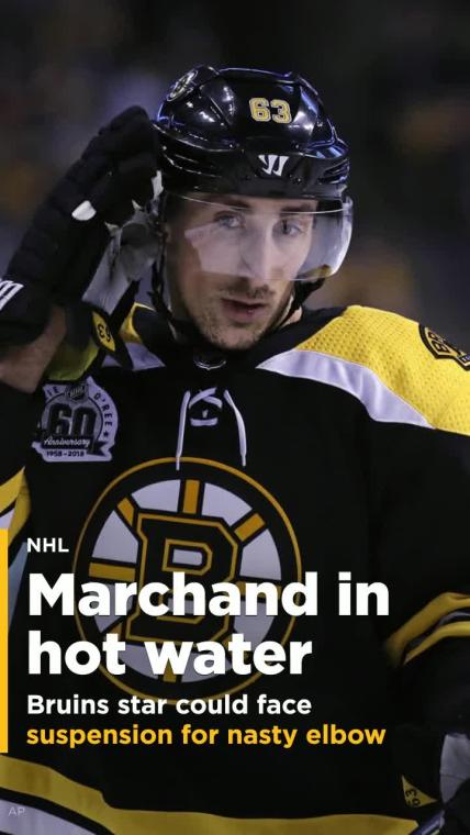 Should Brad Marchand be suspended for elbow on Marcus Johansson? (Update)