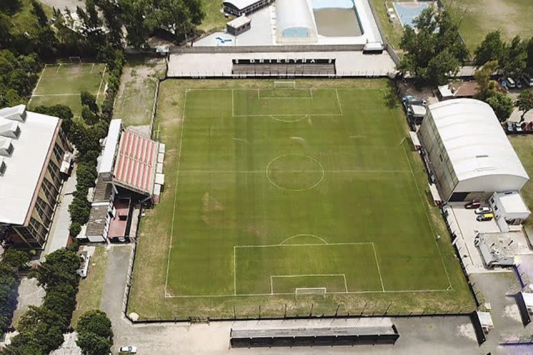 El pequeño estadio Guillermo Laza, de Riestra, recibirá a River en la cuarta fecha, a menos que haya cambios en la programación.