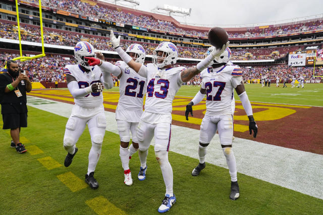 Josh Allen throws for a TD, runs for another as the Bills rout the