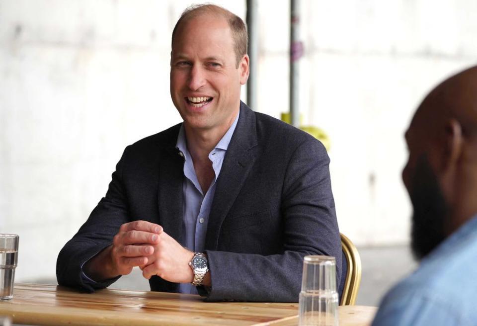 Prince William laughing