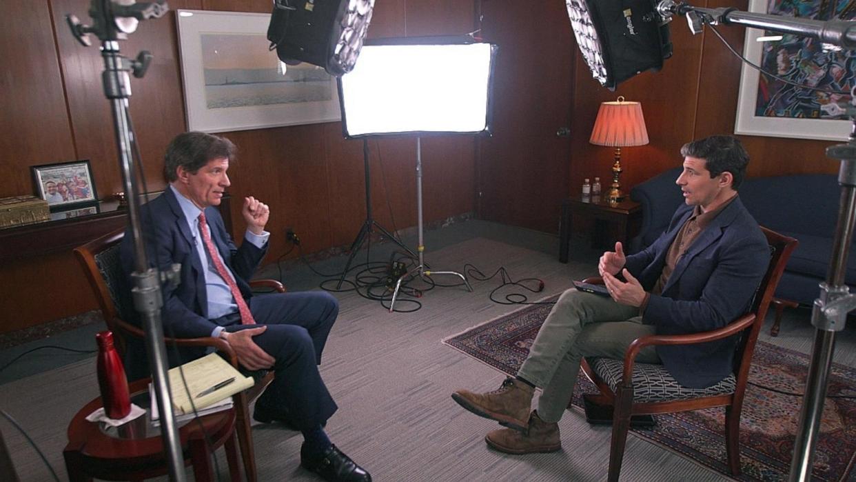 PHOTO: Under Secretary for Economic Growth, Energy, and the Environment Jose Fernandez during an interview with ABC News at the U.S. State Department. (Paul Dougherty/ABC News)