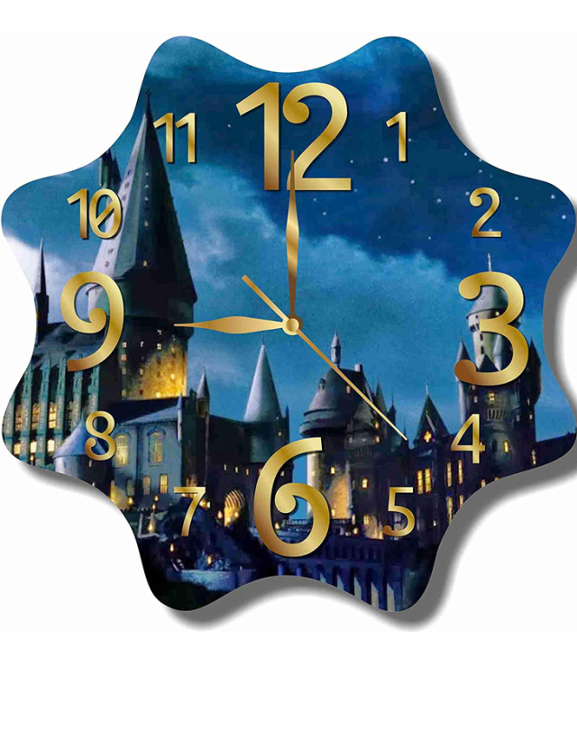 Buy Official Harry Potter Hogwarts Crest 10 Inch Wall Clock