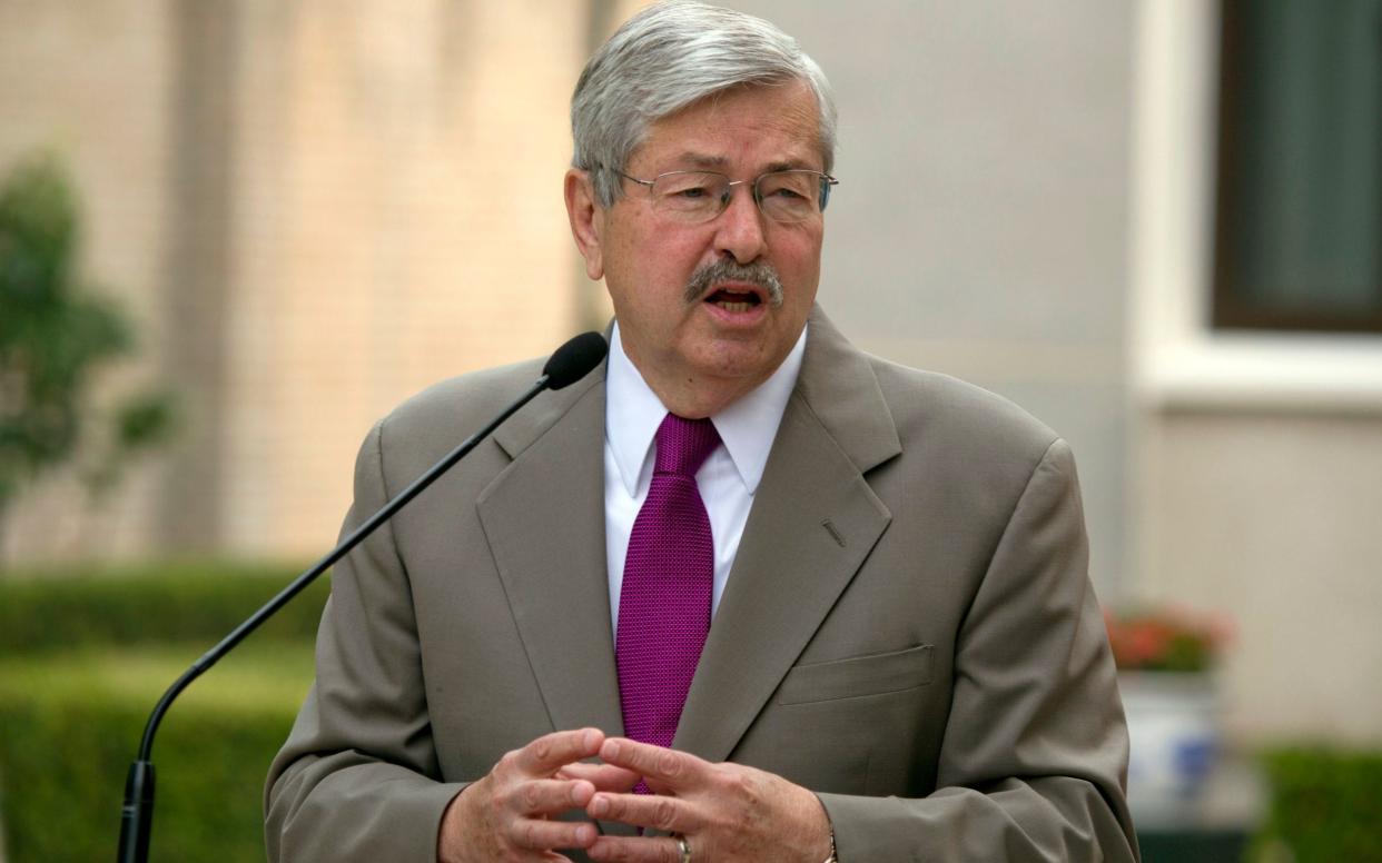 Ambassador Terry Branstad has stepped aside after nearly four years in Beijing - Ng Han Guan /AP