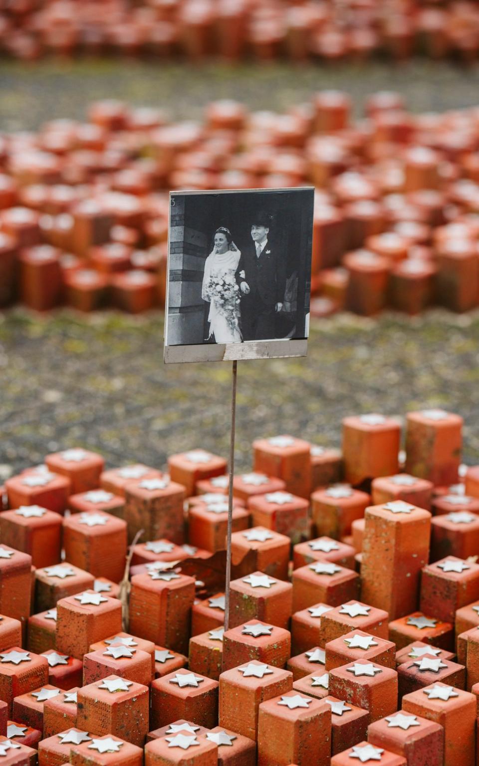 The 102,000 stones, a memorial monument to the tens of thousand of Jews murdered in Kamp Westerbork