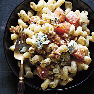 Creamy Butternut, Blue Cheese, and Walnut Cavatappi