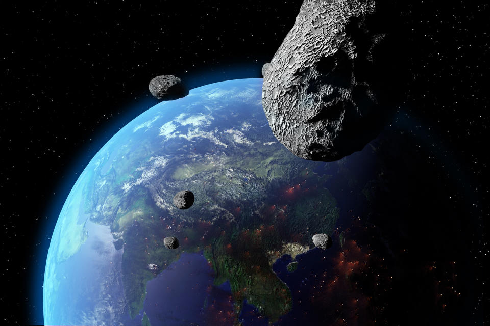 potentially hazardous asteroids skimming past Earth