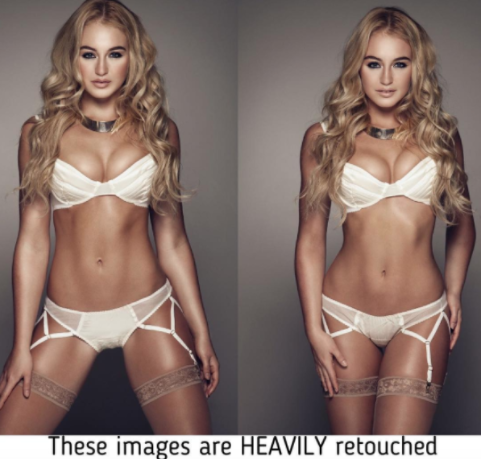 Modelo ‘plus-size’ denuncia imágenes suyas retocadas con Photoshop