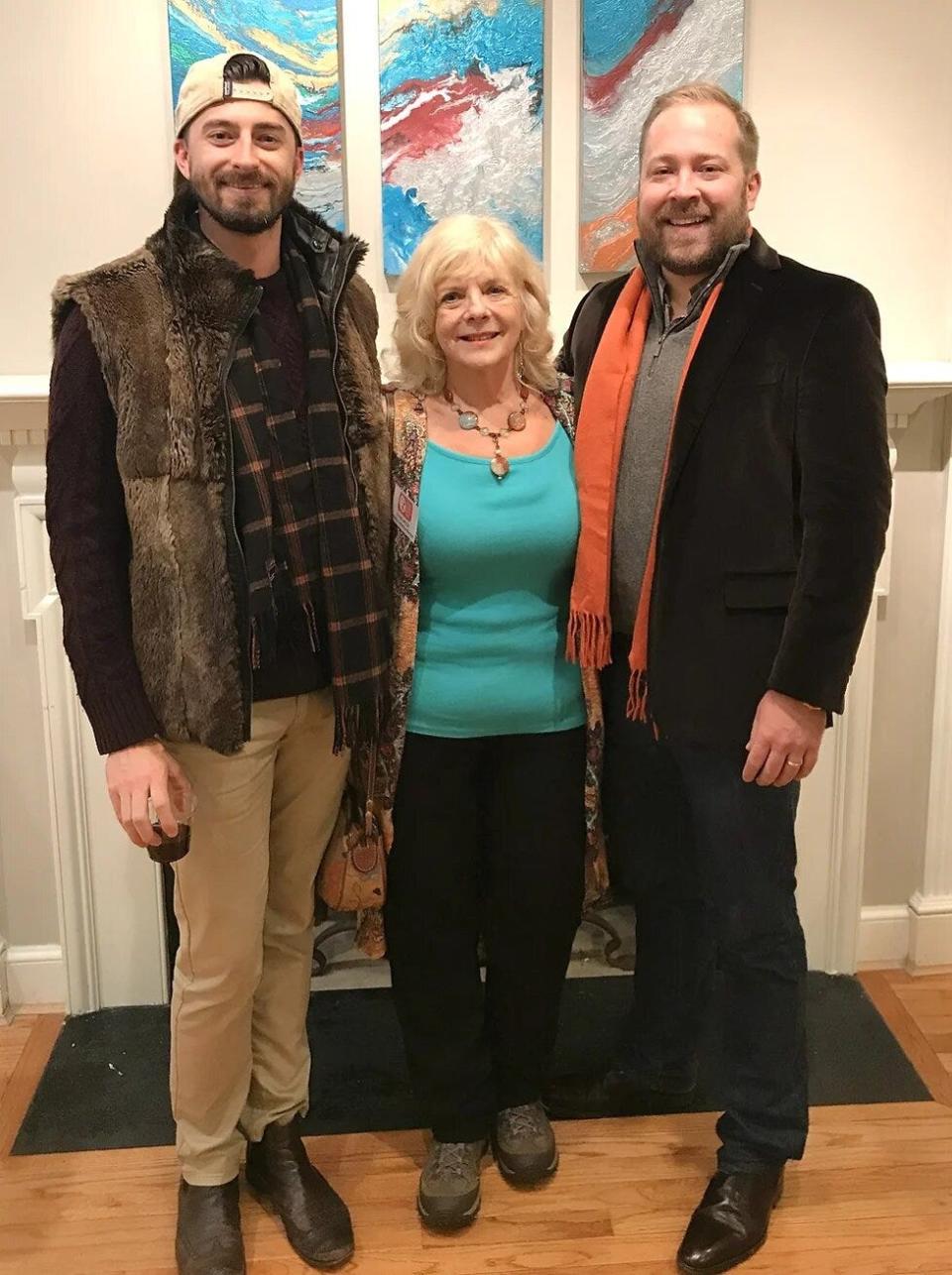 Dennis and Cody West, Elaine McGue's former neighbors, were part of the community of artists who lived at The Woodford.