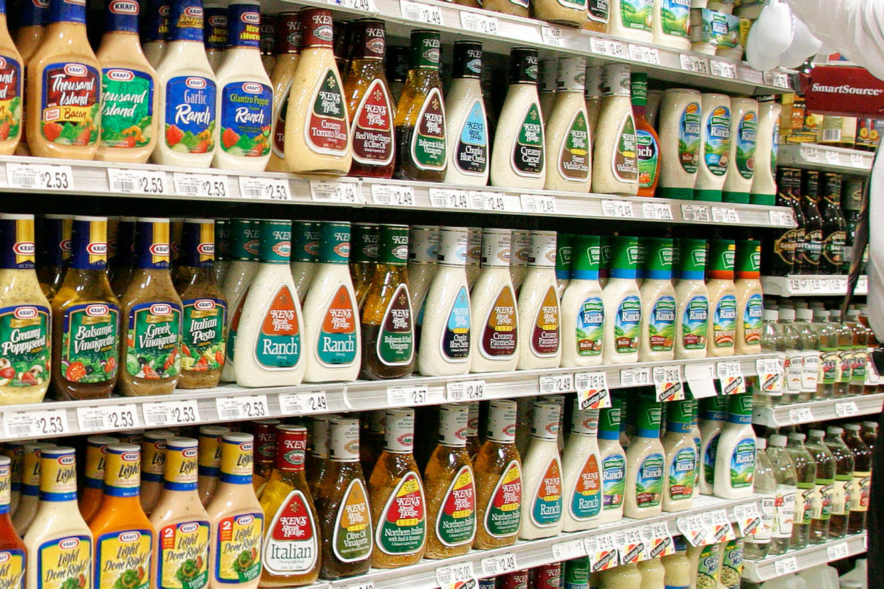 Shelves of salad dressings for sale in Publix Grocery Store. Jeffrey Greenberg/Universal Images Group via Getty Images