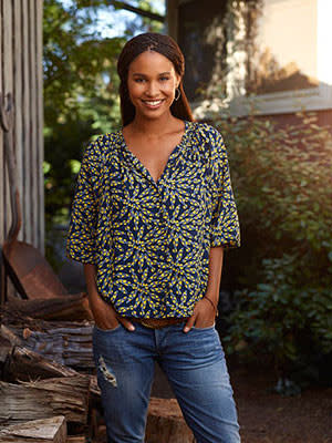 Photo by: Florian Schneider/NBC<br><br><b>Joy Bryant, Parenthood</b> <br> Joy Bryant takes the fast track when it comes to fitness. The model-turned-actress practices Kundalini yoga for a mind-body workout that has been said to produce results 16 times faster than other forms of yoga, and is a fan of snowboarding with her stuntman husband, Dave Pope. She's also been spotted biking in the streets of New York City. She follows a strict vegetarian diet, and credits her grandma for teaching her how to be more eco-friendly. Let's set up a yoga/snowboarding/flower planting/bike date, Joy! <br>