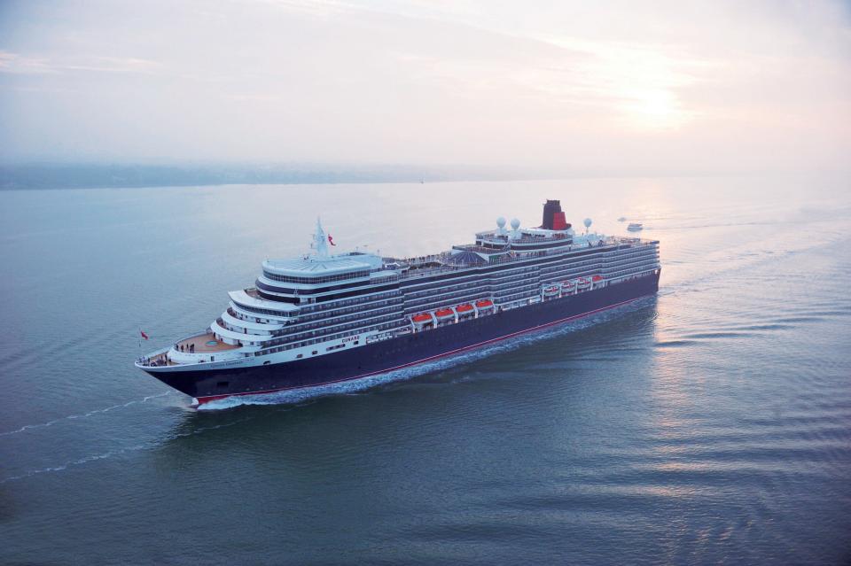 Cunard’s Queen Elizabeth cruise liner (Steve Dunlop)