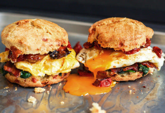 <strong>Get the <a href="http://dianeabroad.com/2012/08/18/blue-cheese-biscuit-breakfast-sandwiches/">Blue Cheese Biscuit Breakfast Sandwich recipe</a> by Diane, A Broad</strong>