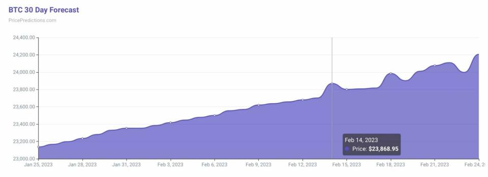 Bitcoin predicción sobre la evolución del precio del activo