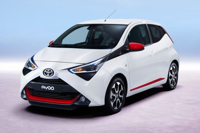 Facelifted Toyota Aygo