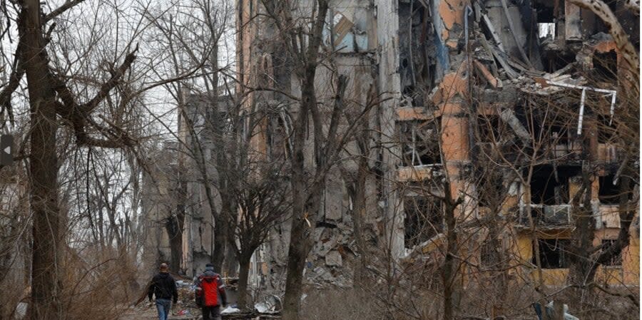 Mariupol destroyed by Russian invaders, March 16, 2023