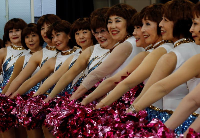 The Wider Image: Don't call us grannies: Meet Japan's senior cheer squad