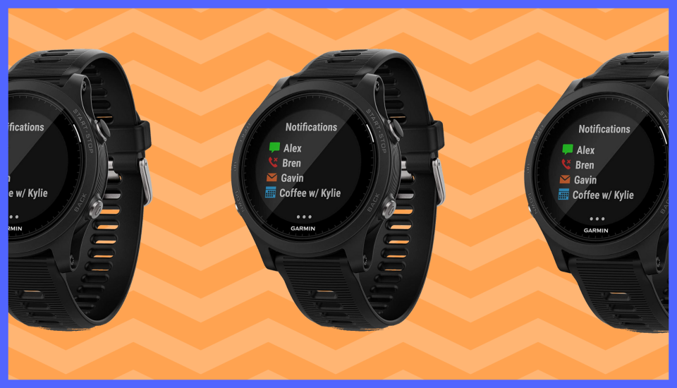 No joke: Save 50 percent on the Garmin Forerunner 935 fitness tracker. (Photo: Amazon)