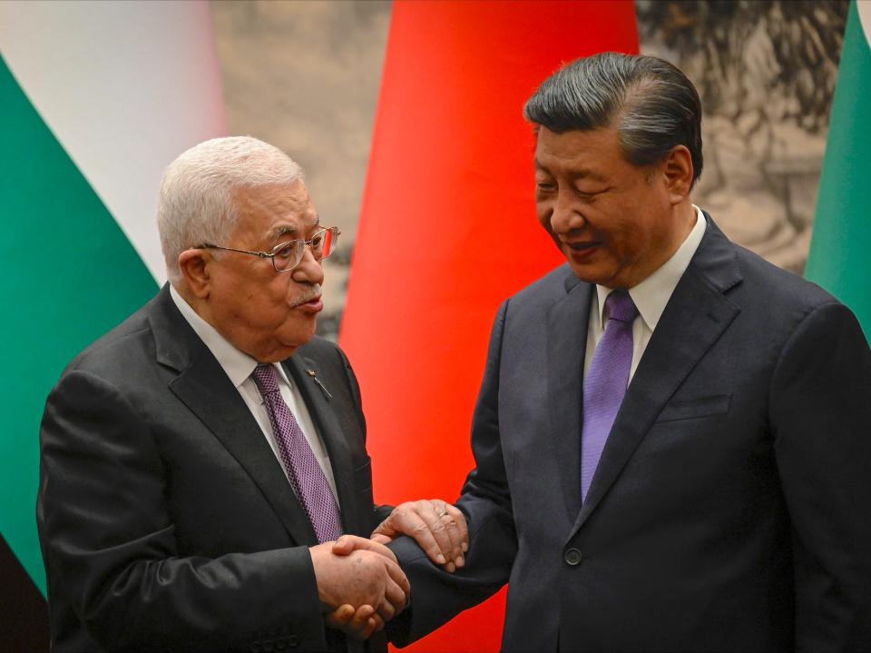 Palestine Mahmud Abbas China Xi Jinping