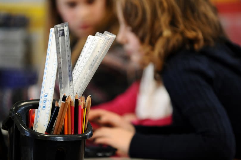 Child at school