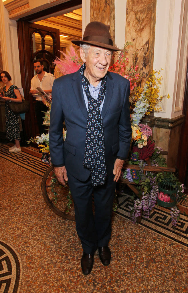 Closeup of Sir Ian McKellen