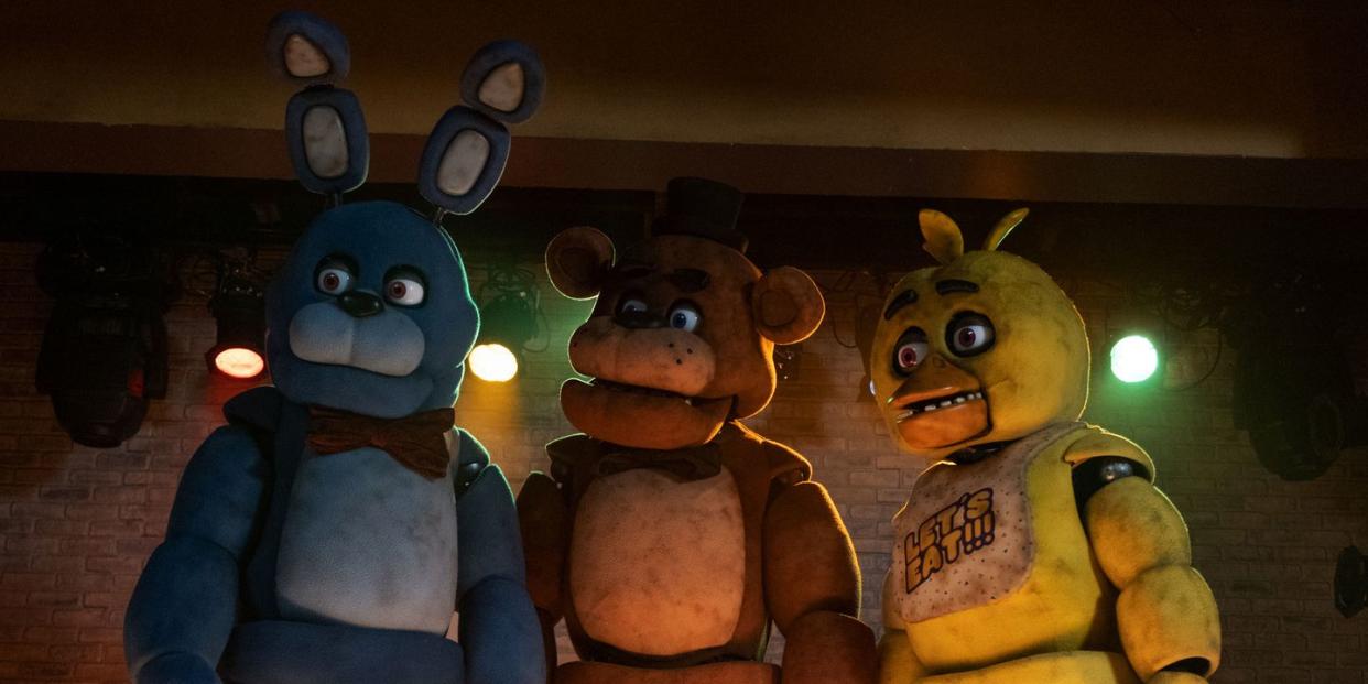 freddy fazbear, bonnie, chica, five nights at freddy's