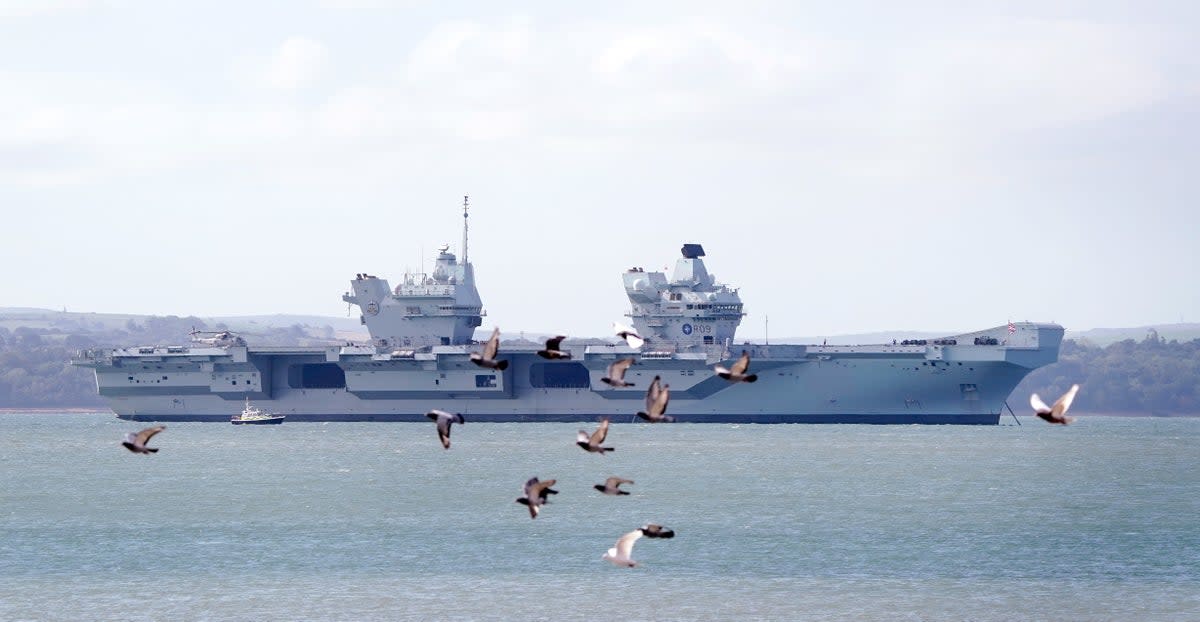 HMS Prince of Wales (Gareth Fuller/PA) (PA Wire)