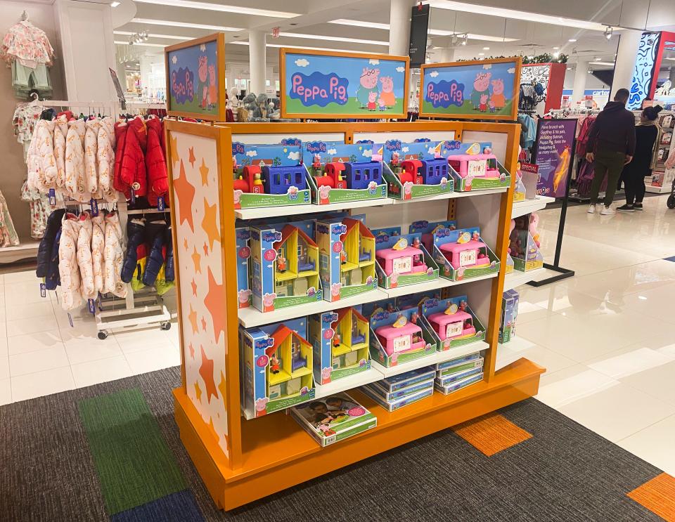 The Peppa pig section.