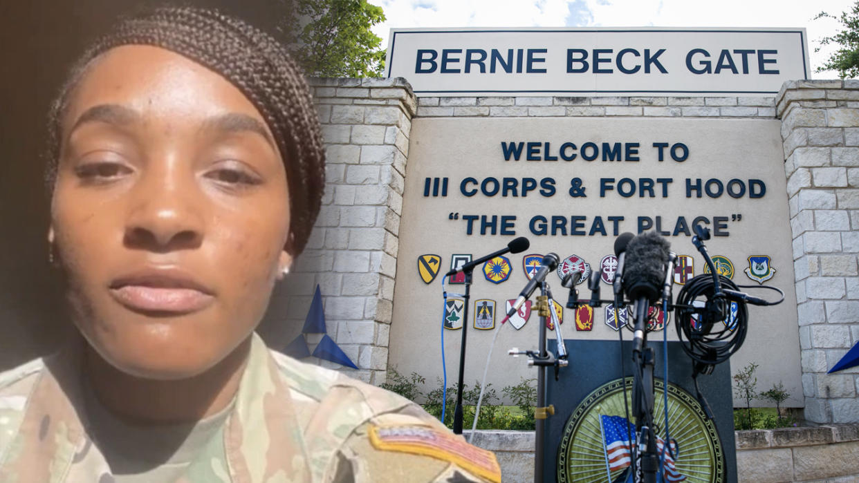 Sgt. Jewell Scott and the Fort Hood Army Base in Texas.