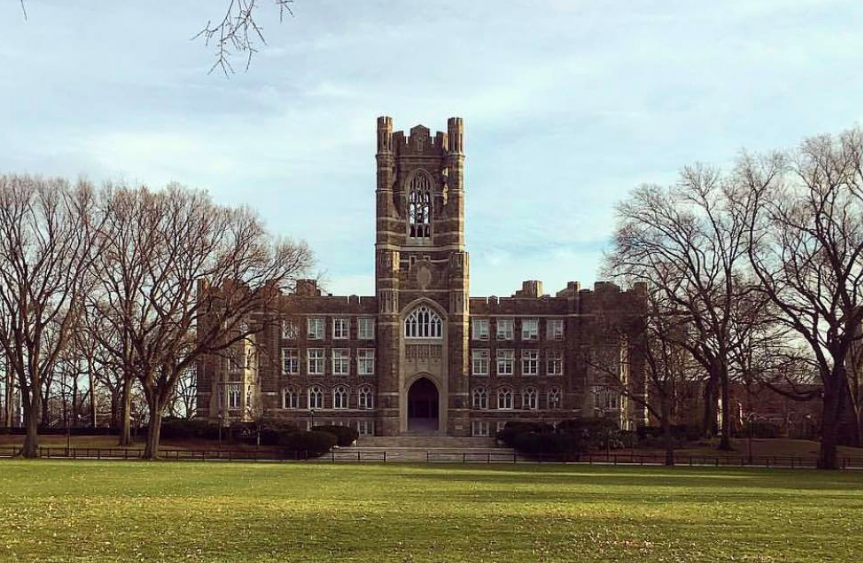 The bell tower on the university’s campus. Source: Facebook/ Fordham University