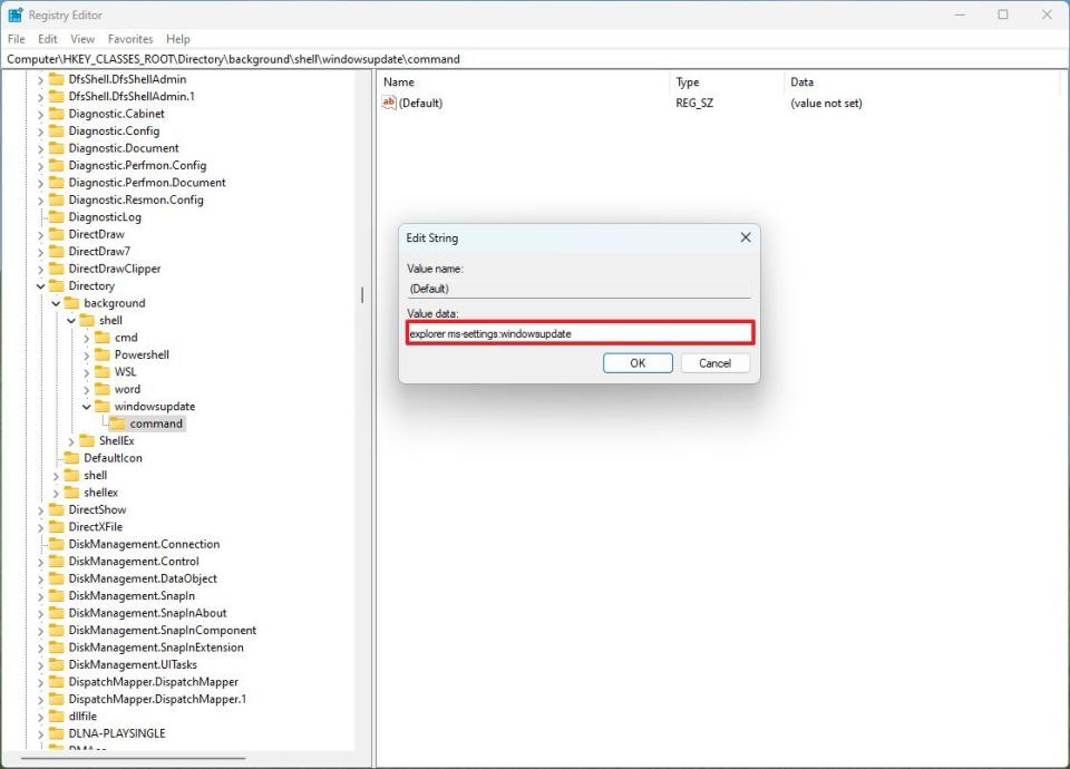 Registry add feature to context menu