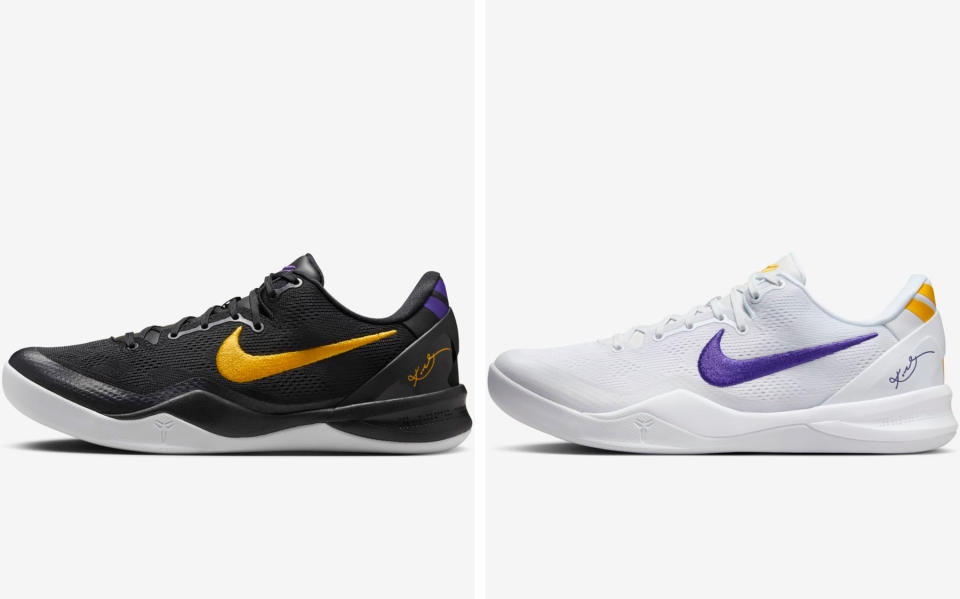 Nike Kobe 8 Protro Lakers Home Away 