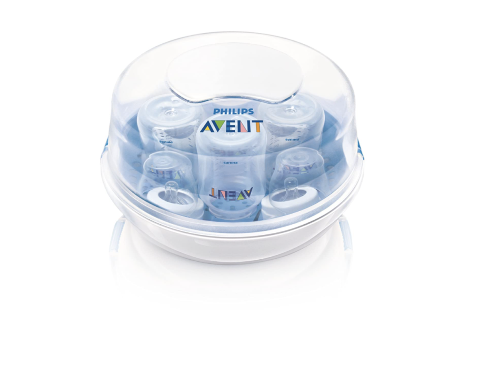 2) Microwave Steam Sterilizer for Baby Bottles