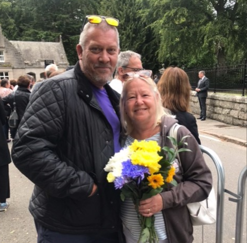 James Dyson (left) and Heather Blewitt (right) were thanked by Prince Andrew for travelling so far to be at Balmoral (The Independent)